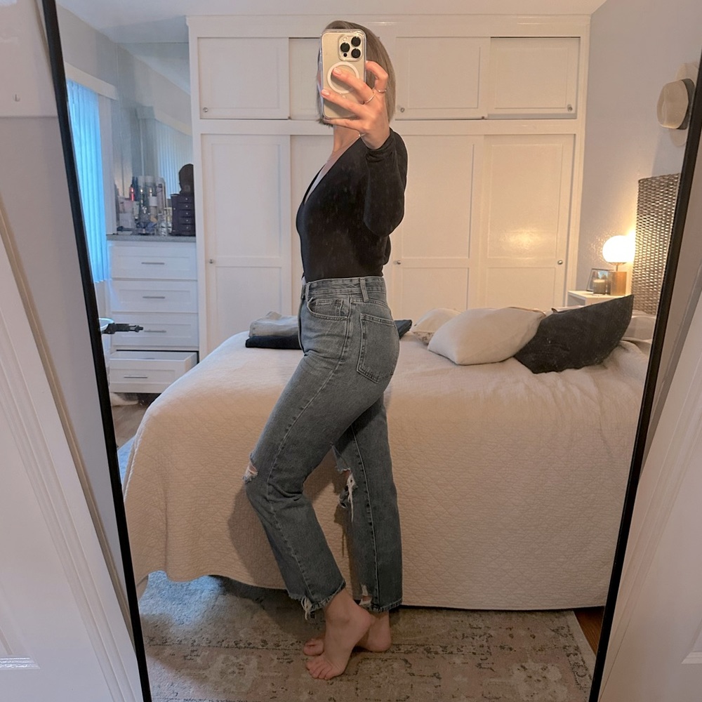 JBD Denim Distressed Dad Jeans